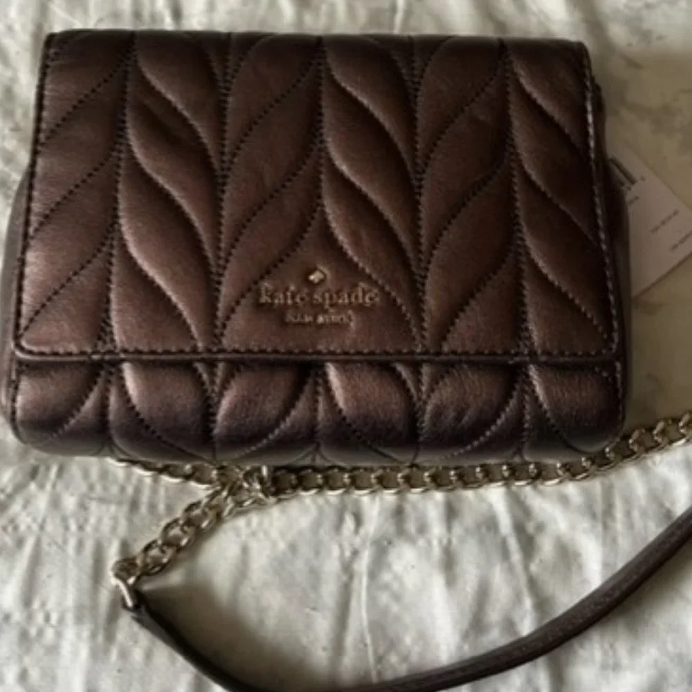 Mini Emelyn Kate Spade Bag Metallic Oak - Picture 2 of 6